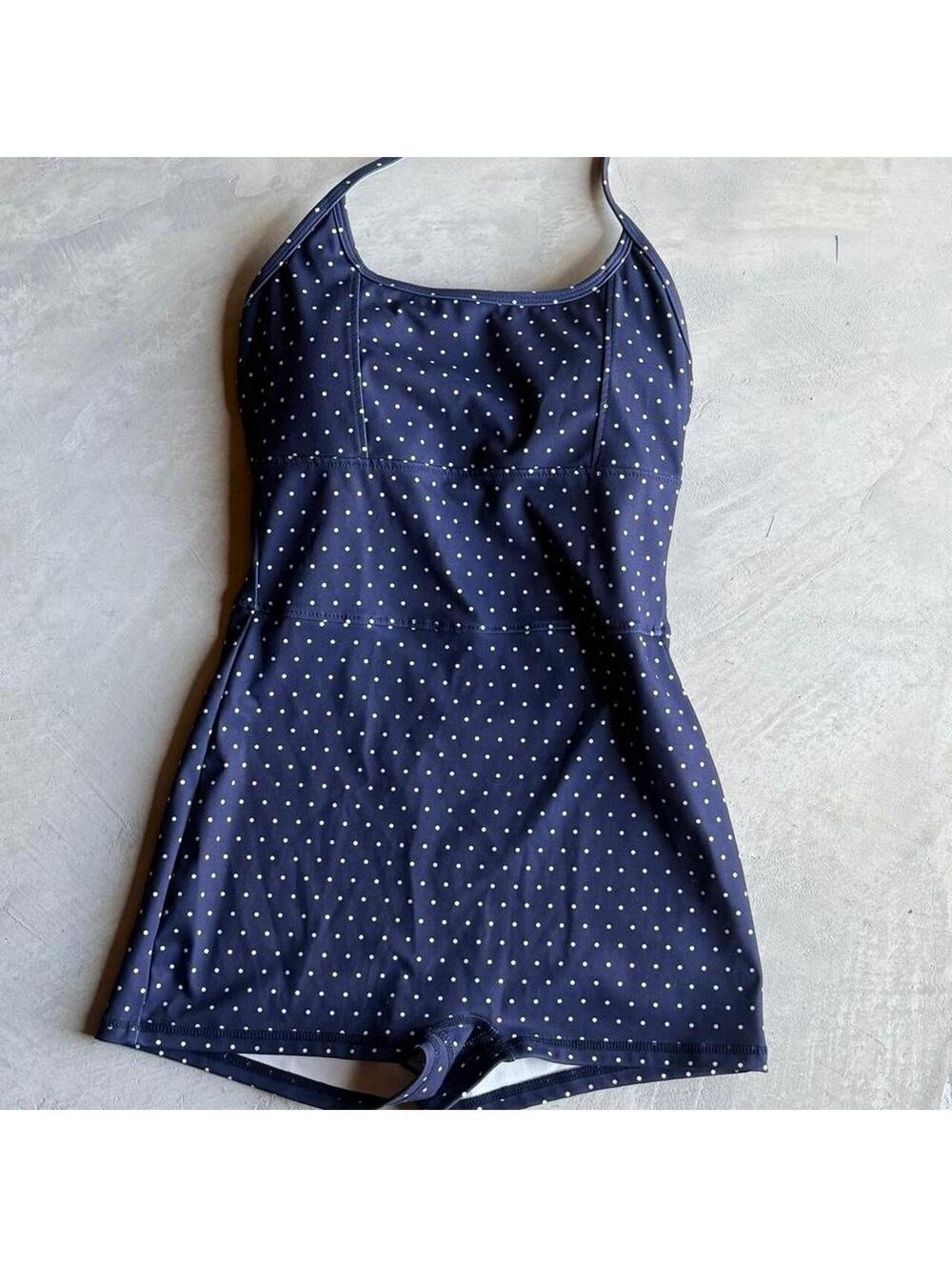 Women's Navy and Blue Playsuit-romper